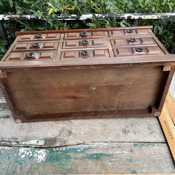 Vintage Apco wood jewelry box MCM - Picture 8 of 14